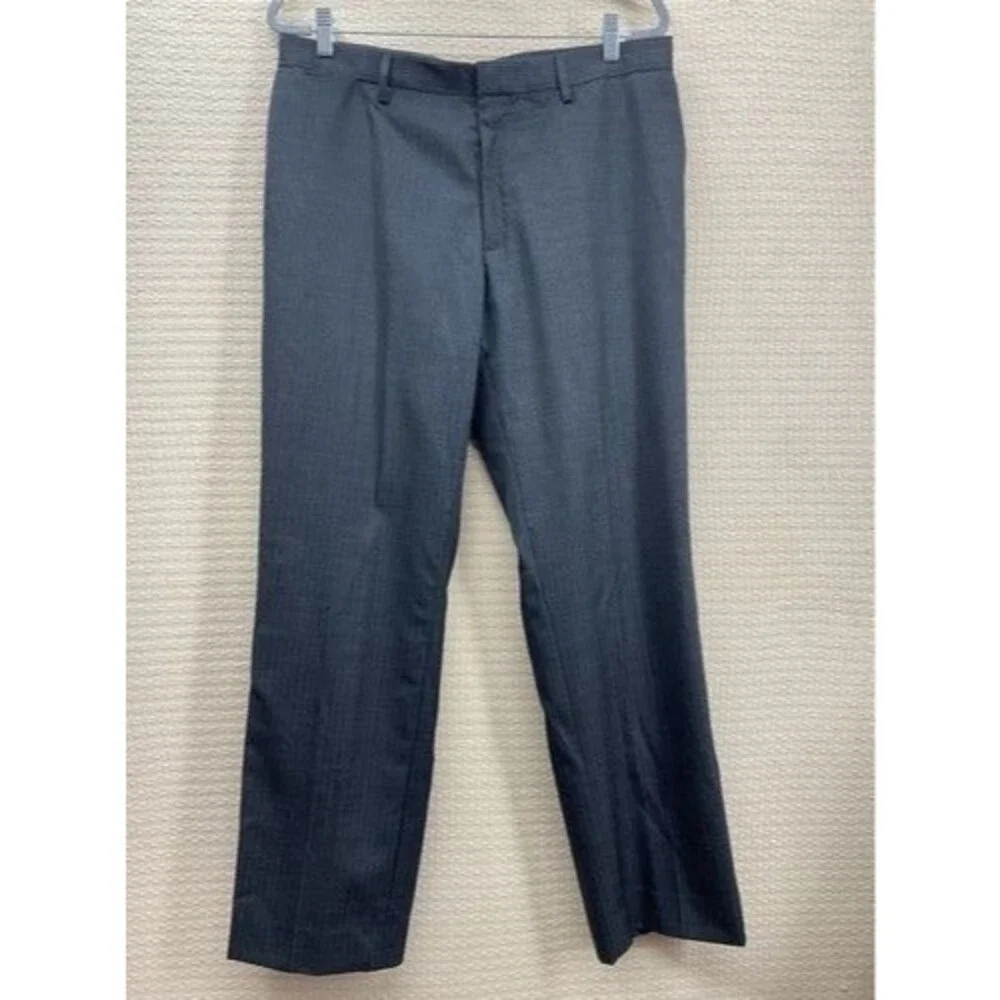 Banana Republic Classic Fit Striped Wool Blend Dress Pants Men Size 34/32‎